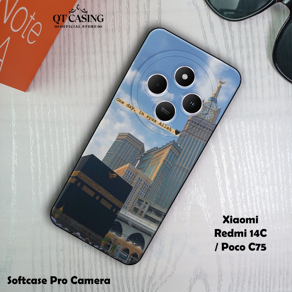 เคสสําหรับ Xiaomi Redmi 14C / Poco C75 – เคส HP ลายอิสลาม – Redmi 14C / C75 Pro Camera Softcase