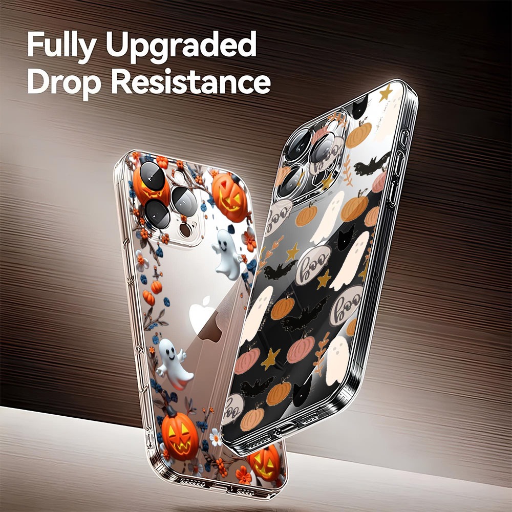 ALL TYPE CASE CLEAR HELLOWEN MOTIF สําหรับ VIVO V27 5G V23 5G V23E V20 V29/S17 Y81 V20 SE Y53 2017 Y