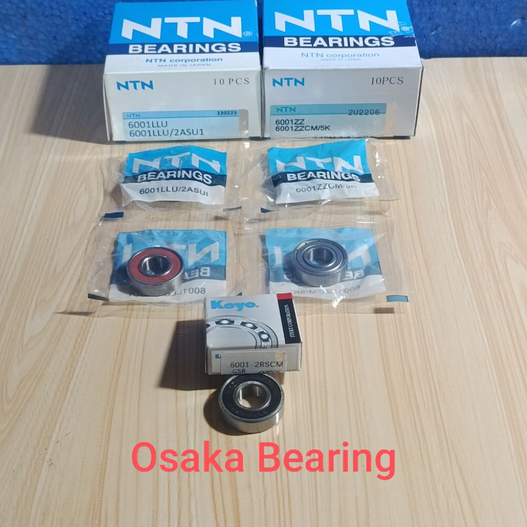 BEARING 6001 LLU NT 6001 ZZ NT 6001 2RS KY