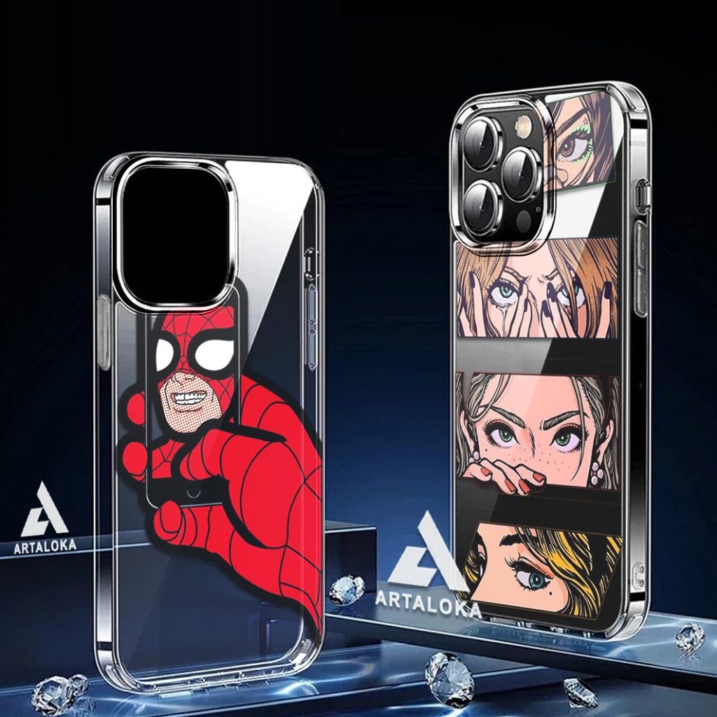GLOSSY CLEAR CASE สําหรับ Samsung A24 / A04 / A13 / A36 / A26 / A16 / A14 / A15 / A25 / A03 / A56 / 