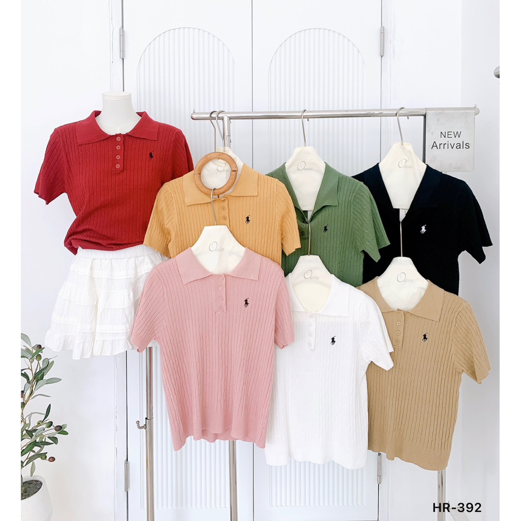 B217 Onnie Braided Olop Collar เสื้อผ้าผู้หญิง Import Bangkok