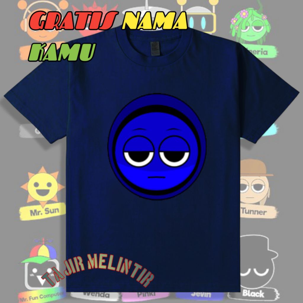 SPRUNKI CHILDRENS CLOTHES SPRUNKI CHILDRENS เสื้อยืด JEVIN CHARACTERS