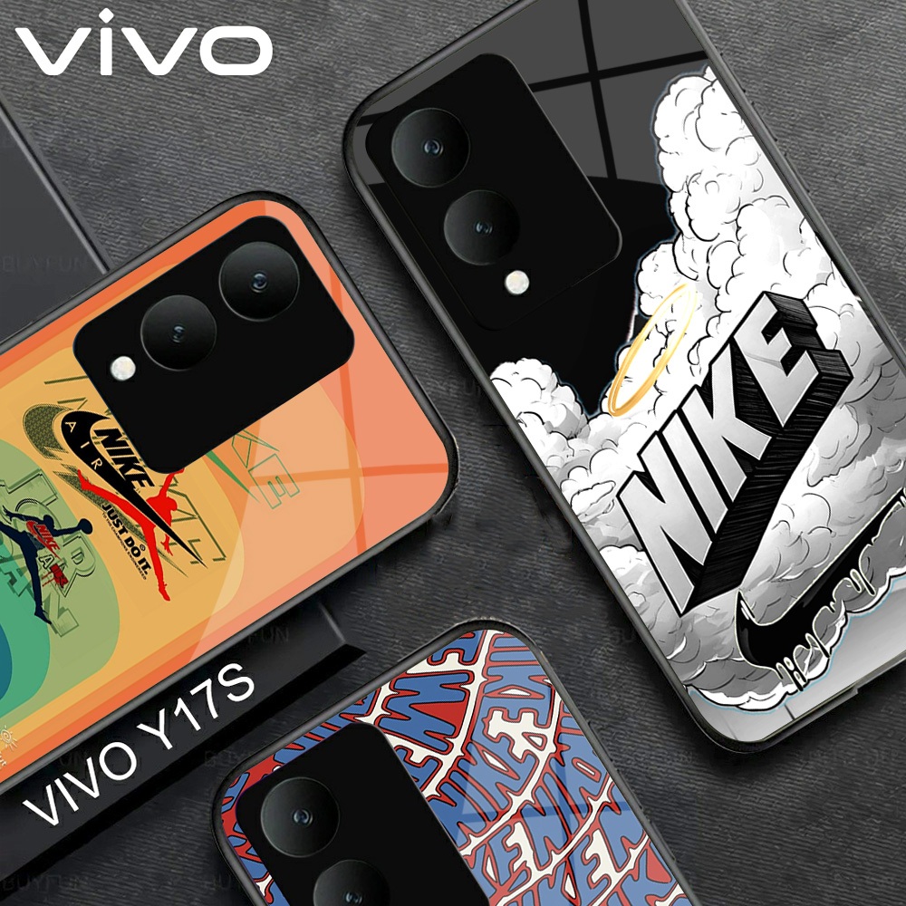 เคส HP VIVO Y17S - เคส VIVO Y17S ล่าสุด (NKM32) เคสโทรศัพท์ซิลิโคน VIVO Y17S - Glass Softcase - เคสโ