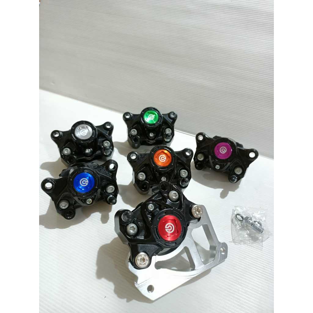 Bmb เหรียญสูตร 2 ลูกสูบ แพ็คเกจคาลิปเปอร์ + แผ่น 2p 260 มม. ขายึดคาลิปเปอร์สากลสําหรับ Beat Mio Vari