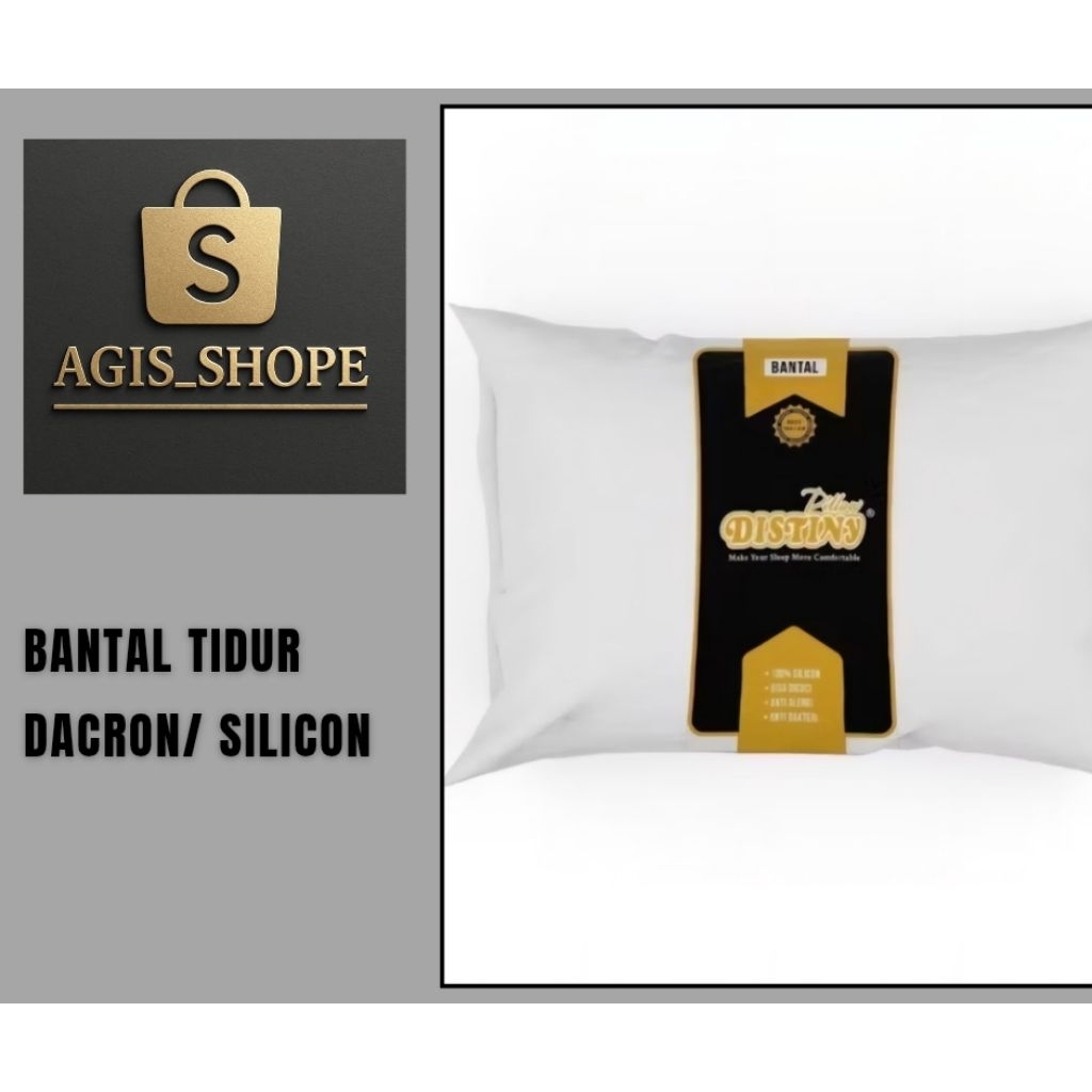 FULL DACRON SLEEPING PILLOW UK 45X65