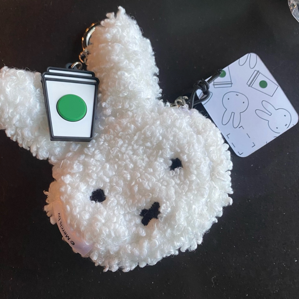 GANTUNGAN Starbucks x Miffy Portable Fan / Starbucks Miffy Portable Fan / Starbucks x Miffy พวงกุญแจ