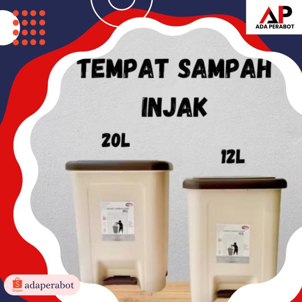 LOVENIA Treadle MODEL TRAASH CAN 12 LITER & 20 LITER / TASH CAN / DUSTBIN