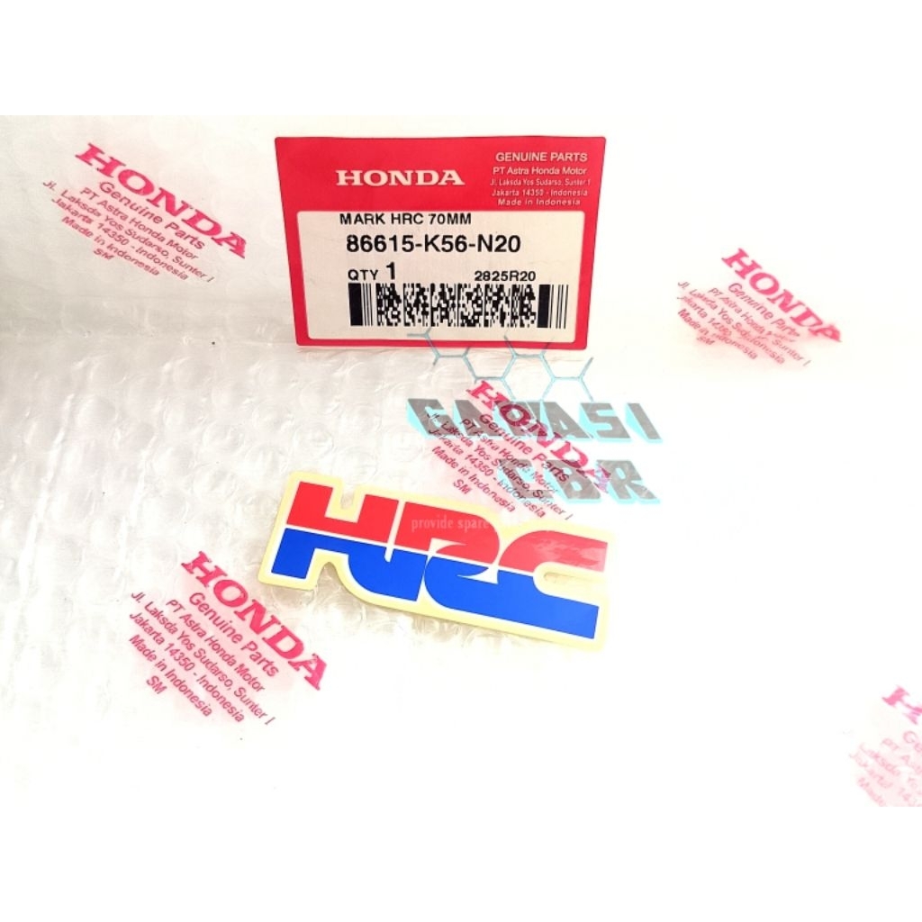 86615K56N20 - Mark HRC 70MM Sonic 150R - HRC 70MM สติ๊กเกอร์โซนิค