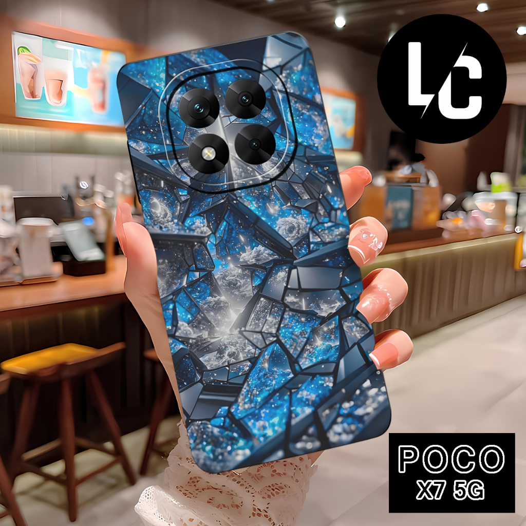 (AW 18) ยางยืดหยุ่น Softcase สําหรับ Poco X7 5G l Pro กล้อง l ล่าสุด l เคสสําหรับหญิงและชาย l ทั่ว i