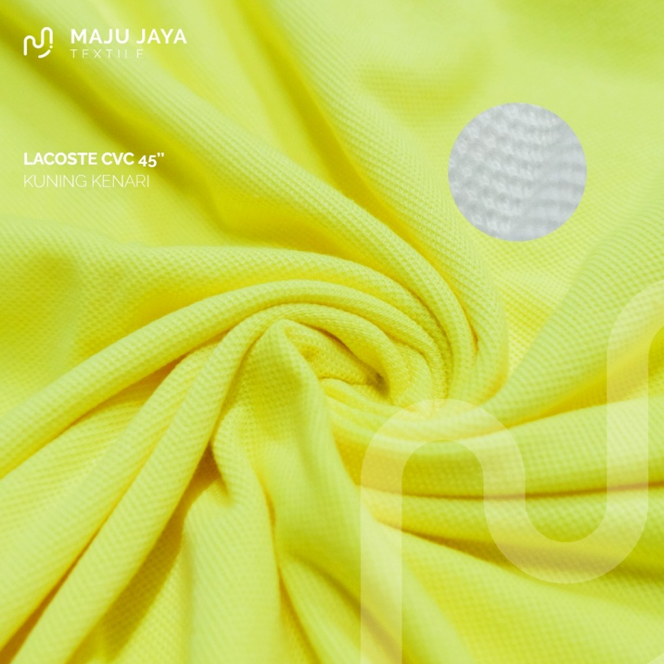 MAJU JAYA TEXTILE - Lakos CVC Fabric 20s 36" / Lakos Chief Value Cotton 20s 36" Collar T-Color Mediu