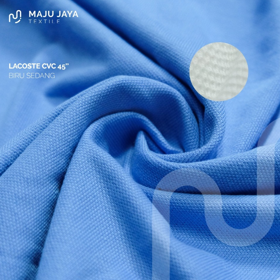 MAJU JAYA TEXTILE - Lakos CVC 24s 36" Fabric / Lakos Chief Value Cotton 24s 36" Collar T-Color Mediu