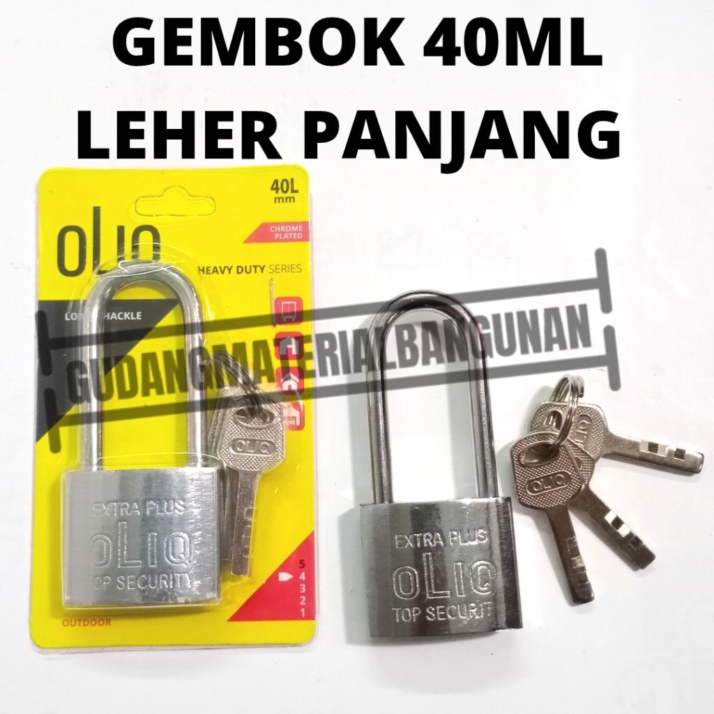 กุญแจคอยาว 40mm 40mmL oliq ysk grt