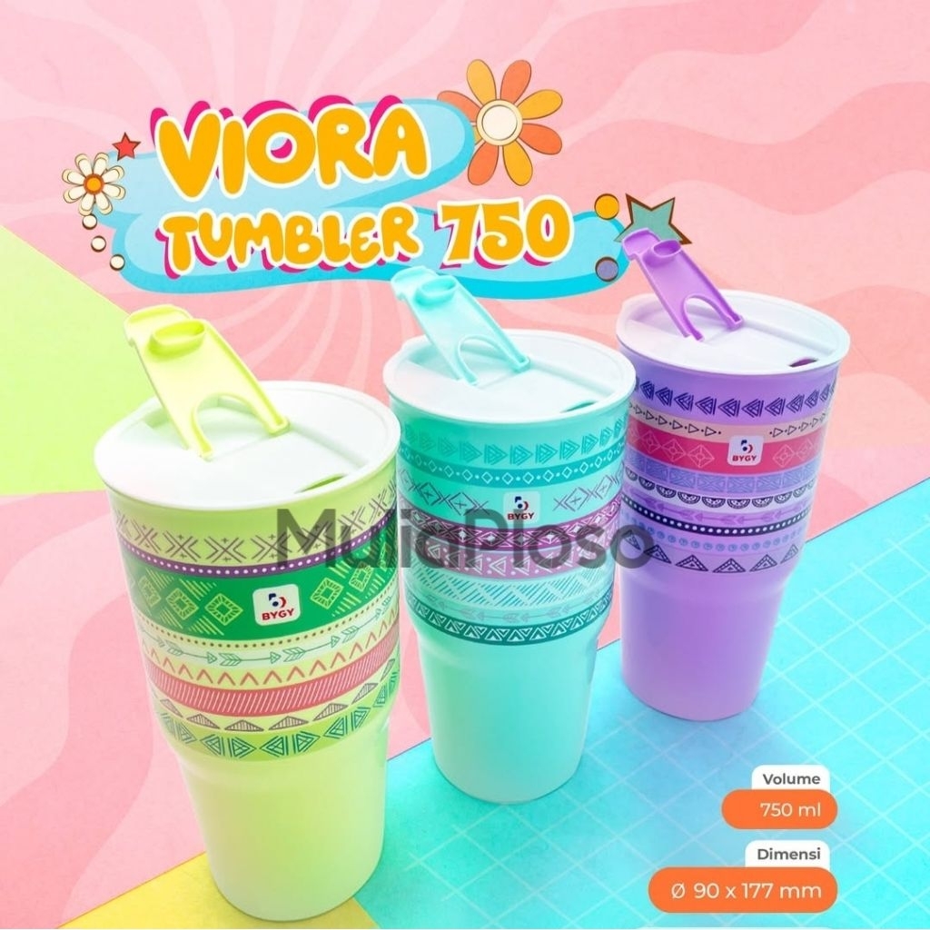 VIORA 750ml แก้วน้ํา BYGY PP5 Bpa Free