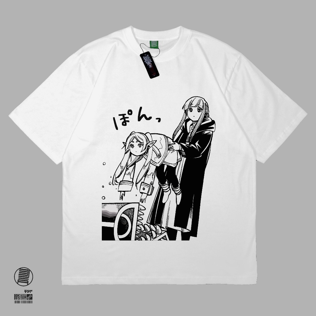 Frieren และ Fern Mimic Sousou no Frieren มังงะอะนิเมะเสื้อยืด DJA ผ้า