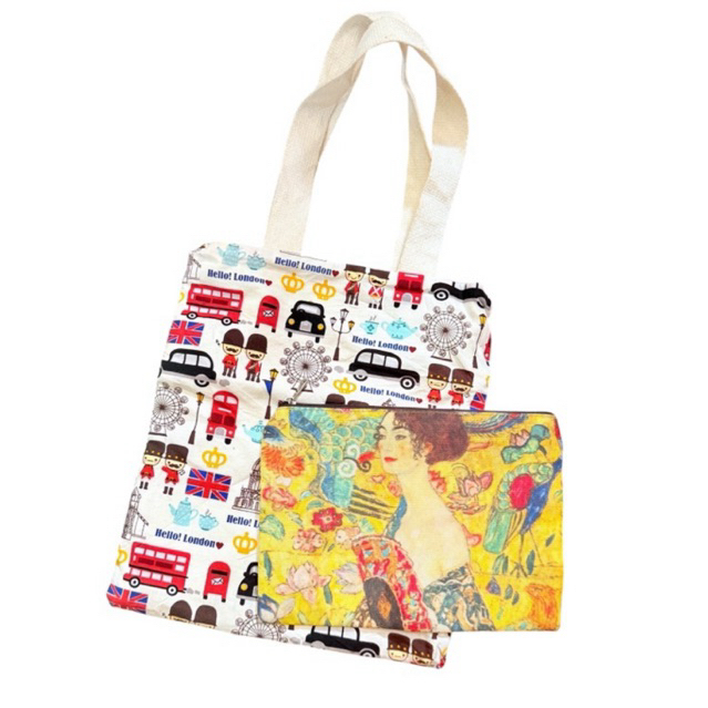 Hello London Bag & Gustav Klimt Wallet
