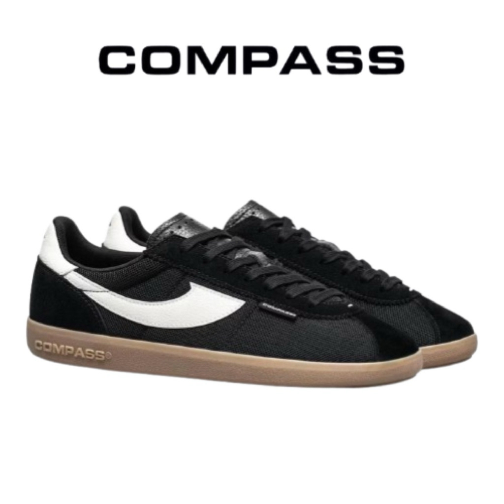 Compass Tribune Black Gum Shoes BNIB ORIGINAL 100%