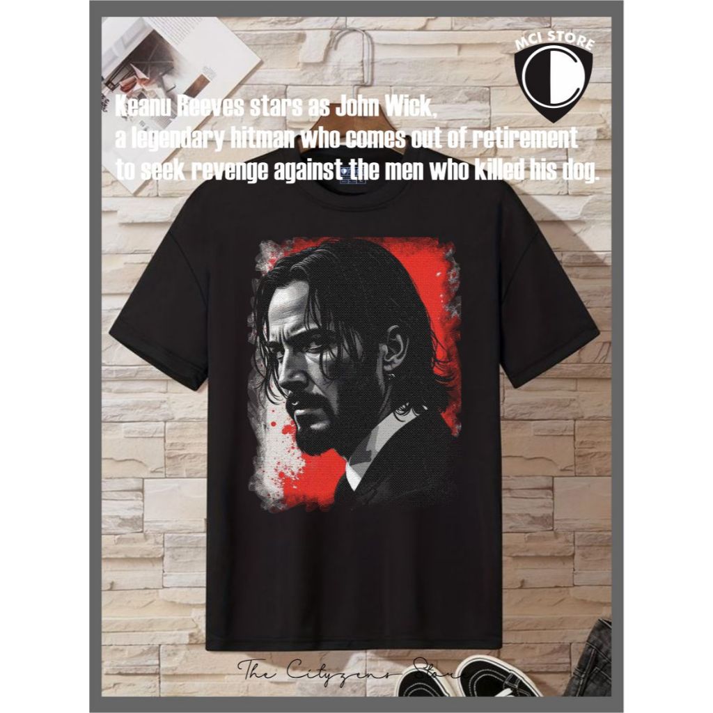 John Wick Eps.7 เสื้อยืดผู้ชาย/ผู้หญิง