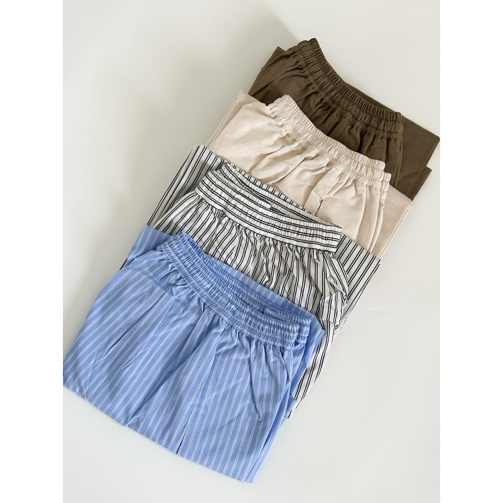 PRUNE studio กางเกงขากว้าง Sole