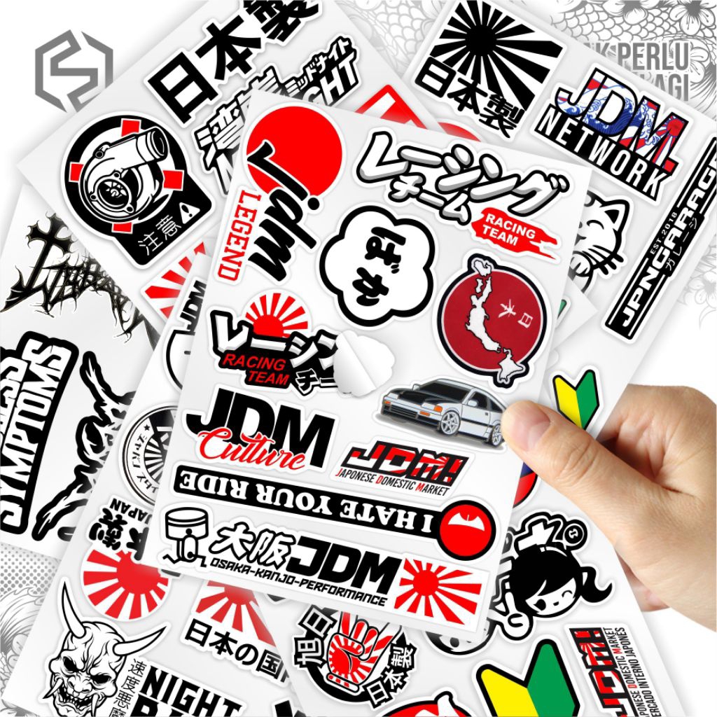 สติ๊กเกอร์ติดรถ, สติ๊กเกอร์ JDM, สติ๊กเกอร์ JDM, สติ๊กเกอร์ติดรถ JDM, ตลาดในประเทศญี่ปุ่น, JDM01