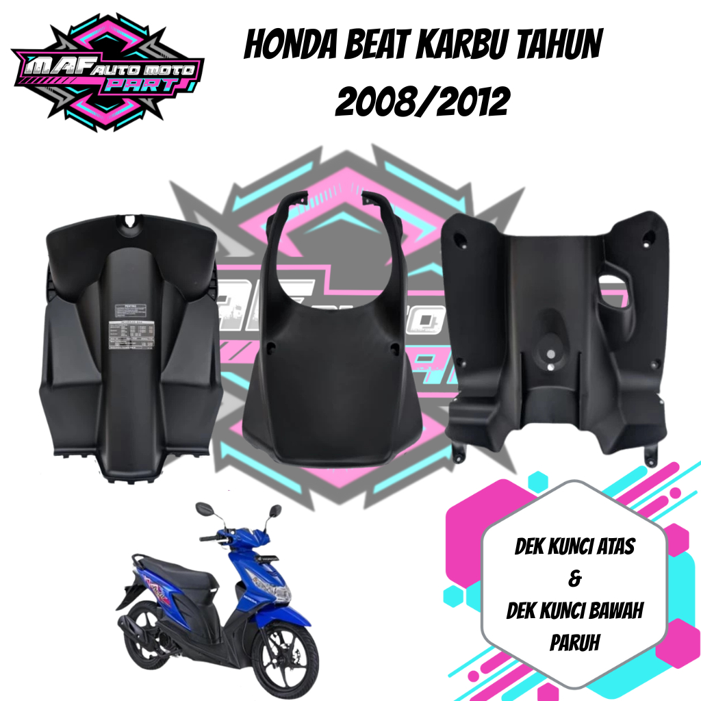 MUD BEAT LUNGS + UPPER AND BOTTOM LOCK DECK HONDA BEAT CARBON 2008-2012 / UPPER AND LOWER KEY RANGE 