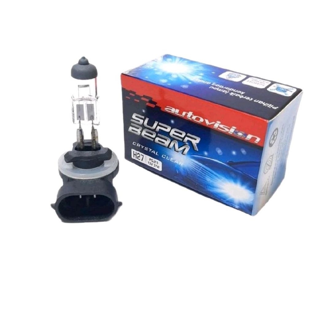 หลอดไฟ H27 Autovision Superbeam 12b 27watt Foglamp ไฟหน้าประเภท H27