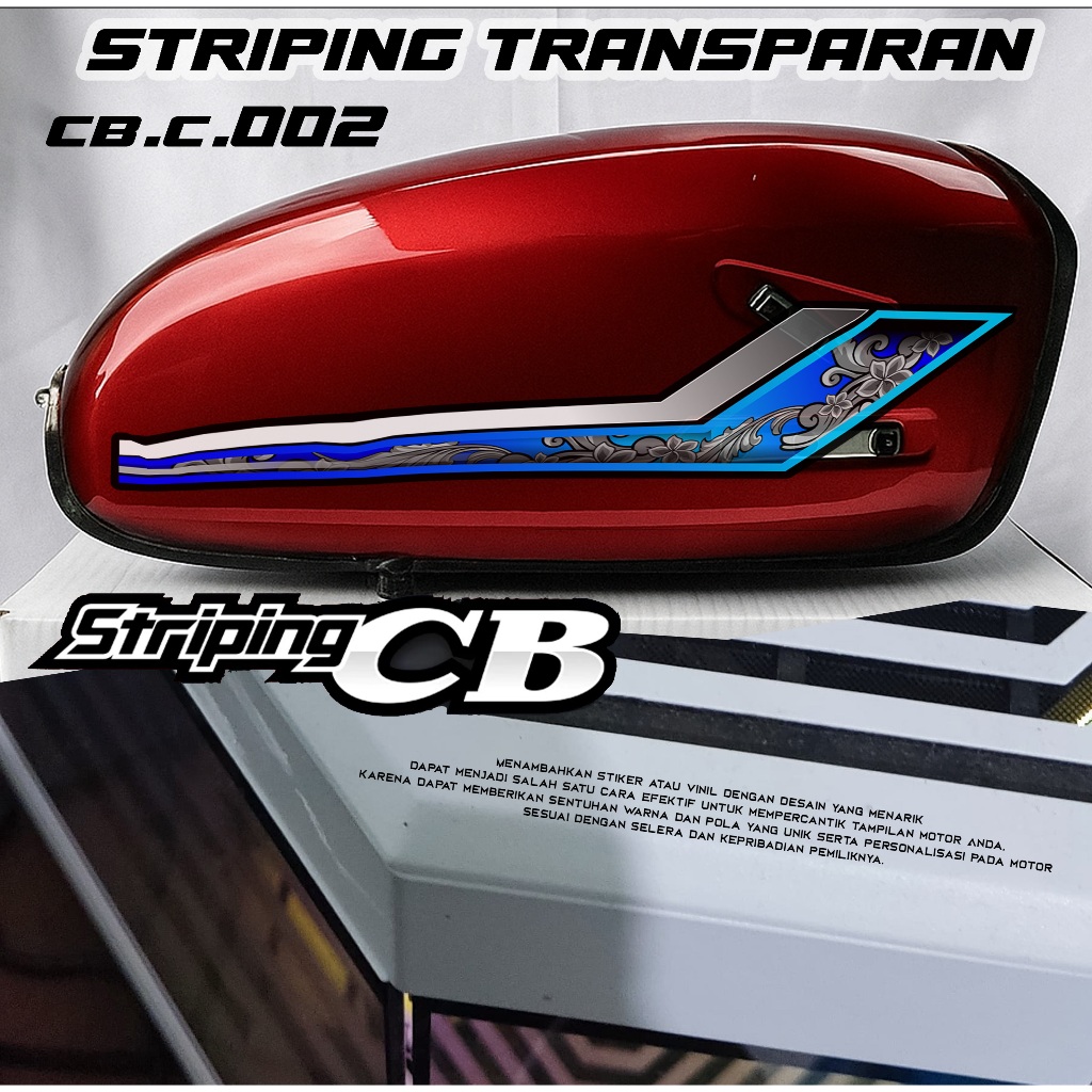 02 STRIPING PREMIUM CB 100 - กราฟิกพรีเมี่ยม CB 100