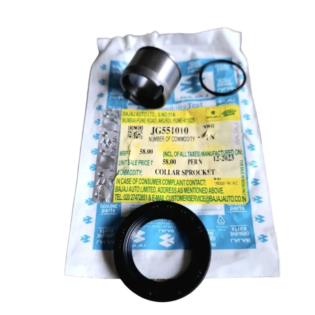 KAWASAKI PULSAR 200NS FRONT GEAR SEAL 1 ชุด PLUS COLLAR และเปลี่ยนเกียร์ด้านหน้า