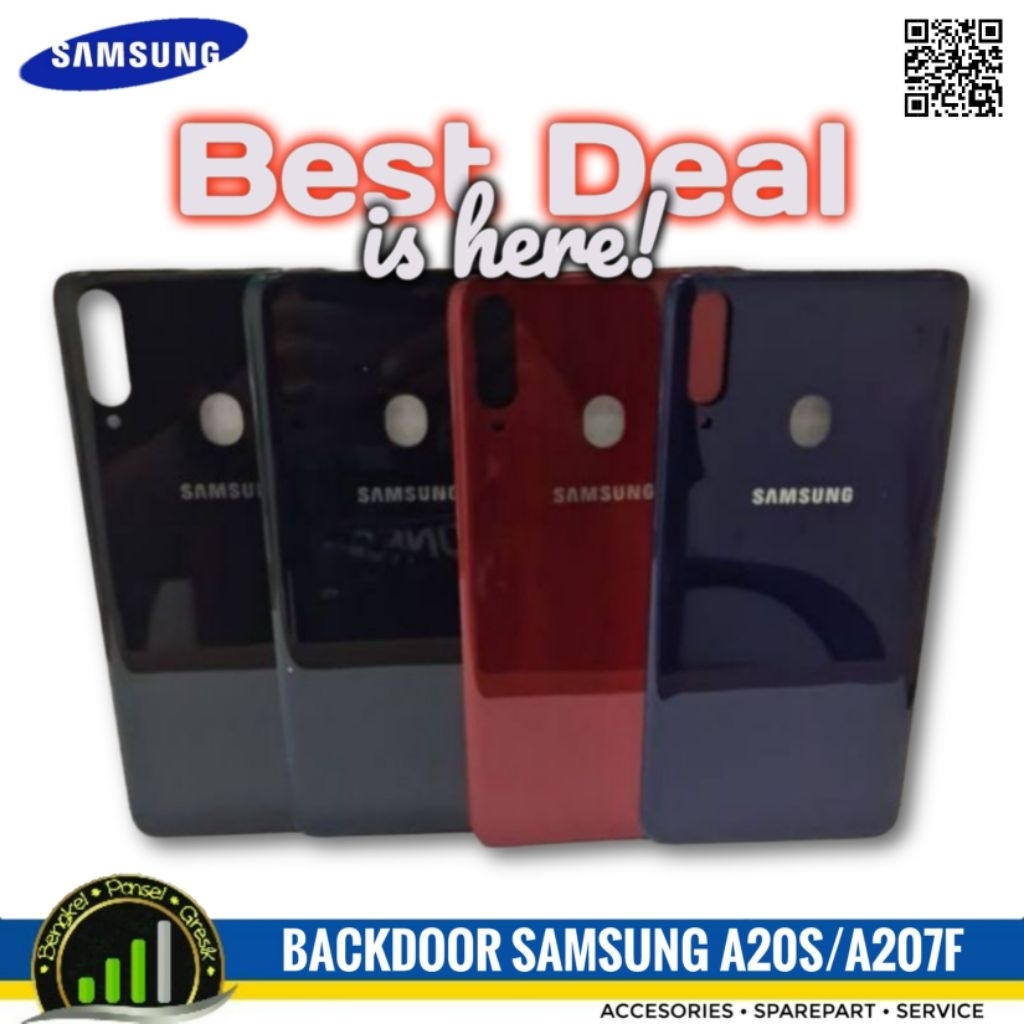 ที่อยู่อาศัยประตูหลัง Samsung A20s A207 A207F