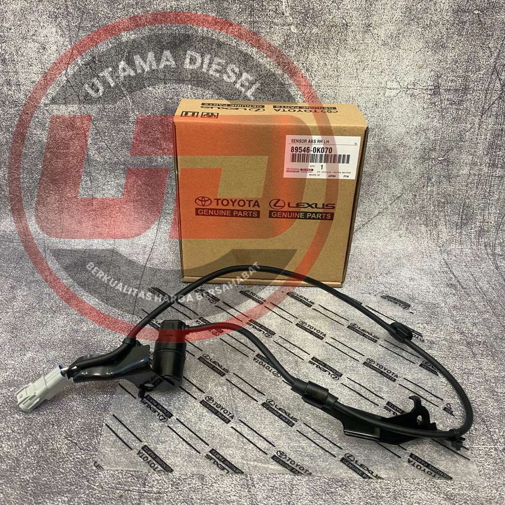 เซ็นเซอร์ ABS ด้านหลังซ้าย/LH Toyota Fortuner Hilux 1KD 2KD 1 ชิ้น (89546-0K070)