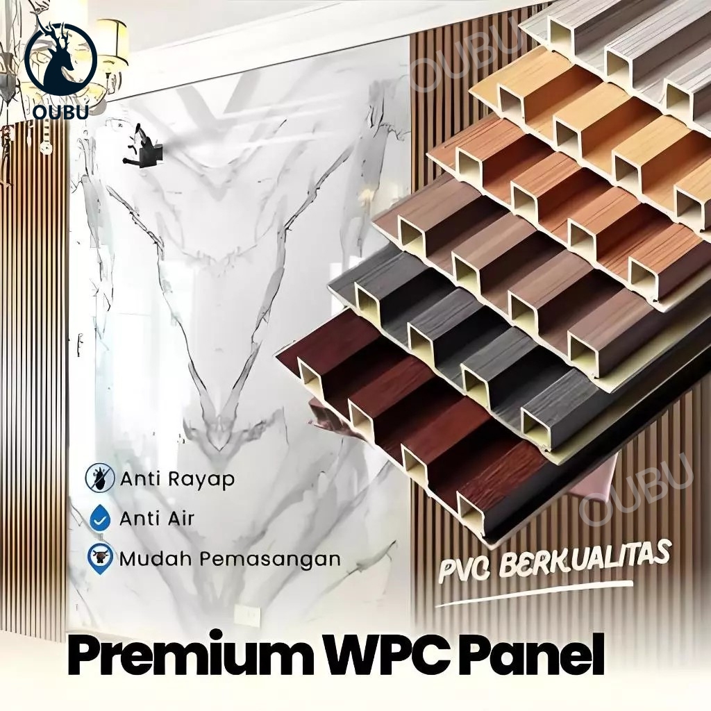 Xylonen - Woodpole WPC Wall Lattice Wood 160x22mm 2.9Meter WPC Aesthetic Wall Motif