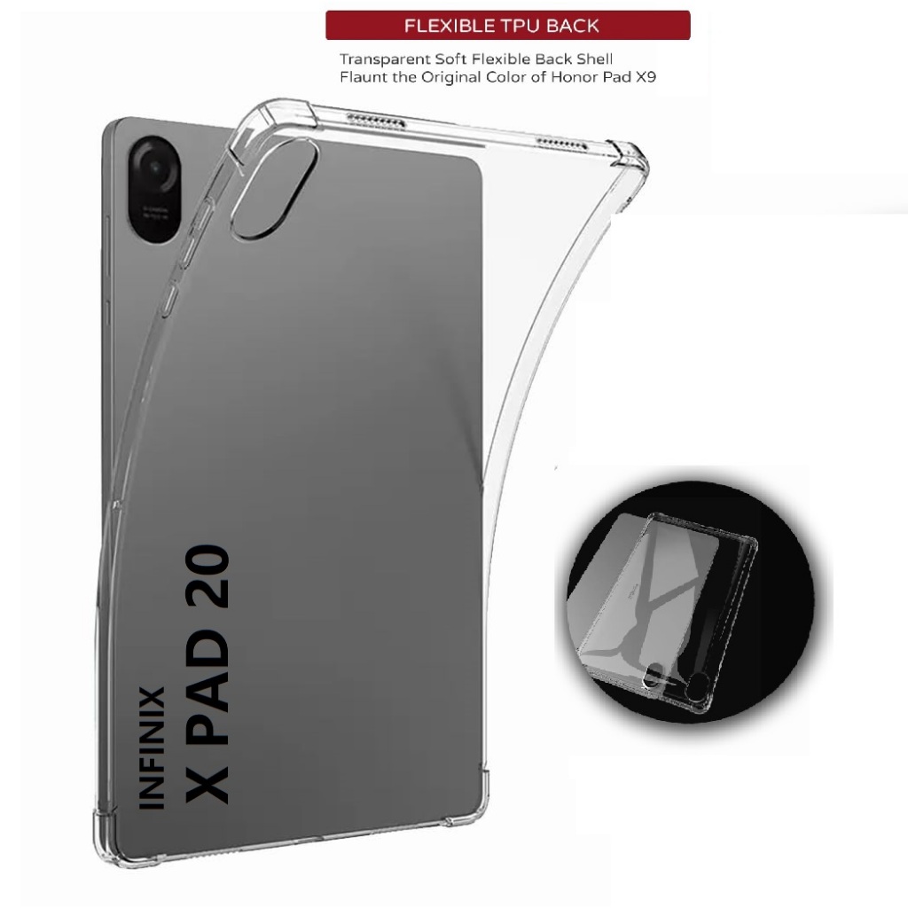 AntiCrack Clear Soft Case / INFINIX XPAD 20 / Anti Crack Shooky Clear Thin Softcase/ซิลิโคนใส/ซิลิโค