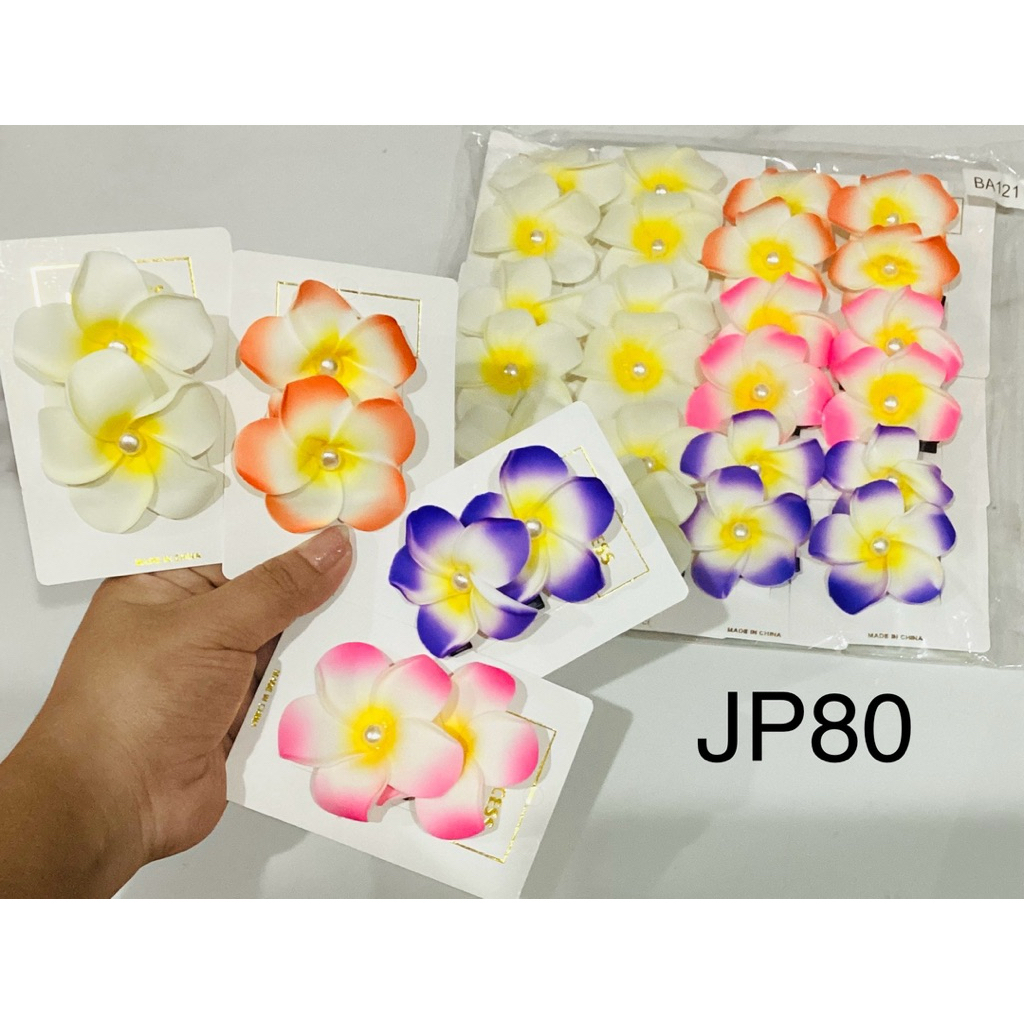 DOZENS JP58,JP58A,JP58B,JP80(กล้วยไม้มุก) กิ๊บคู่ ริบบิ้นโมติฟ, เนื้อหา 12 ชิ้น g