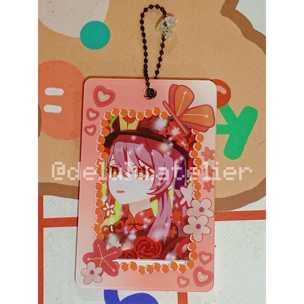 Genshin impact hu tao photocard holder cahol ความงาม hu tao genshin impact โดย catspringg
