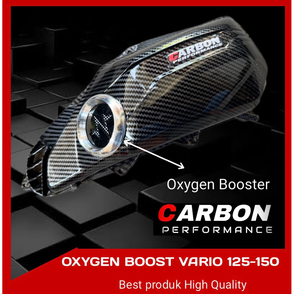 AIR FUNNEL กรวยอากาศ l คาร์บอน OXYGEN ฝาครอบกรอง vario 150 k59 คาร์บอนโดนัทช่องทาง vario 150 k59 คาร