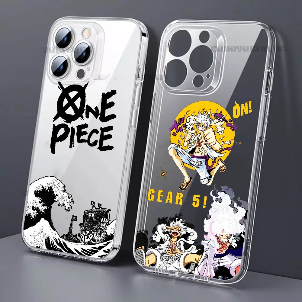 ALL TYPE CASE CLEAR ONE PEACE 3 MOTIF สําหรับ VIVO V27 5G V23 5G V23E V20 V29/S17 Y81 V20 SE Y29 5G/