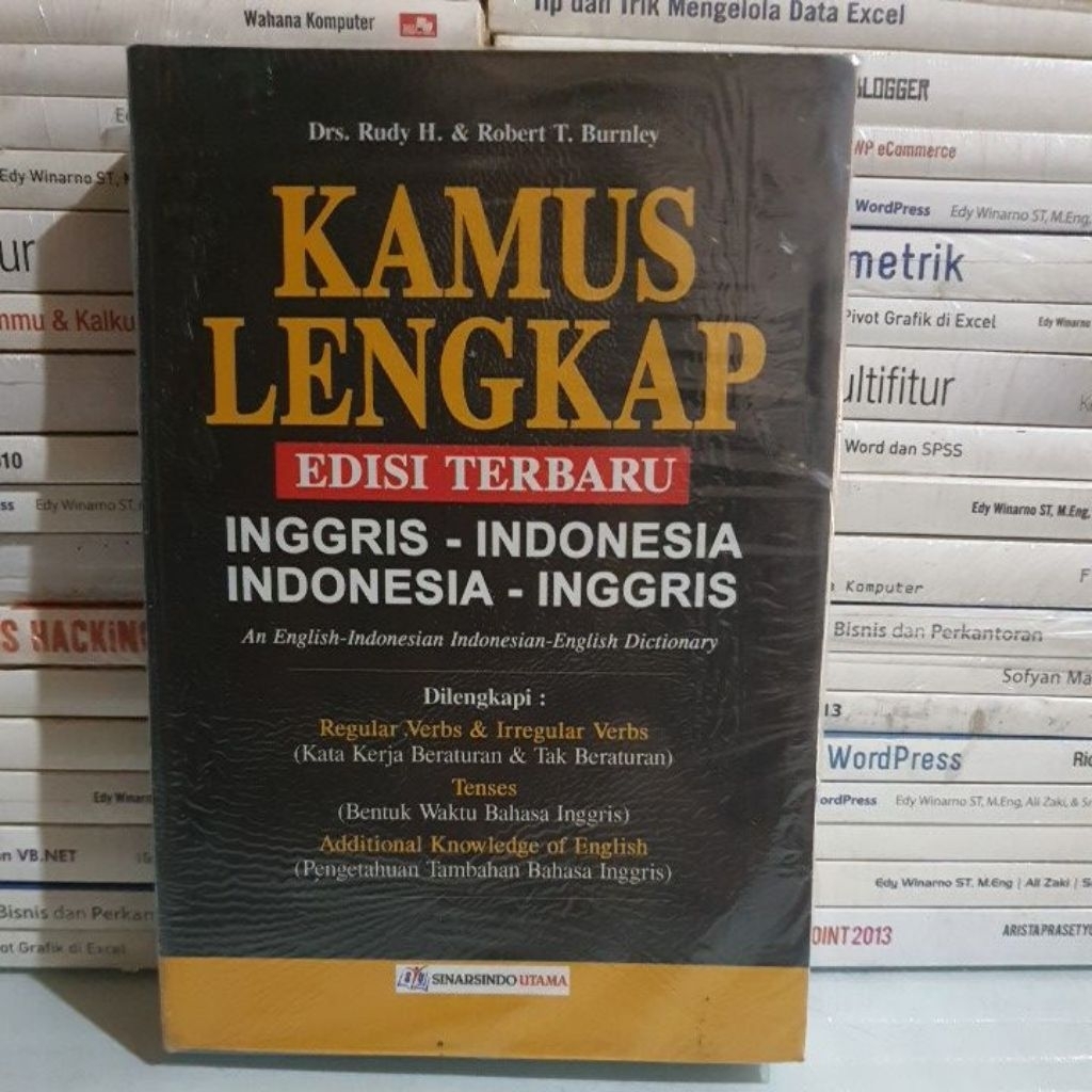 ORIGINAL COMPLETE DICTIONARY LATEST EDITION ENGLISH-INDONESIAN - ติดตั้งกับ verbs ปกติและ Verbs ผิดป