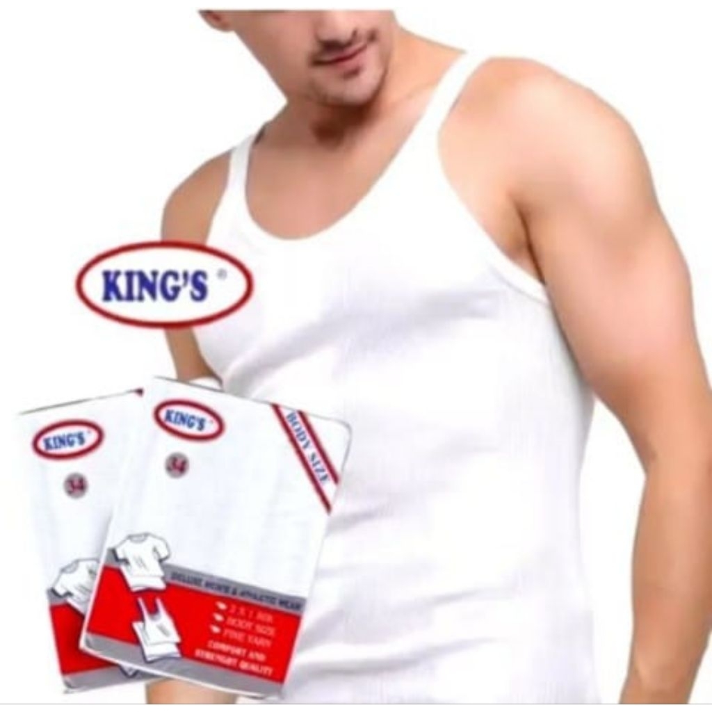 เสื้อกล้าม/เสื้อกล้ามผู้ชายผู้ใหญ่ของ Kings 3 ชิ้น