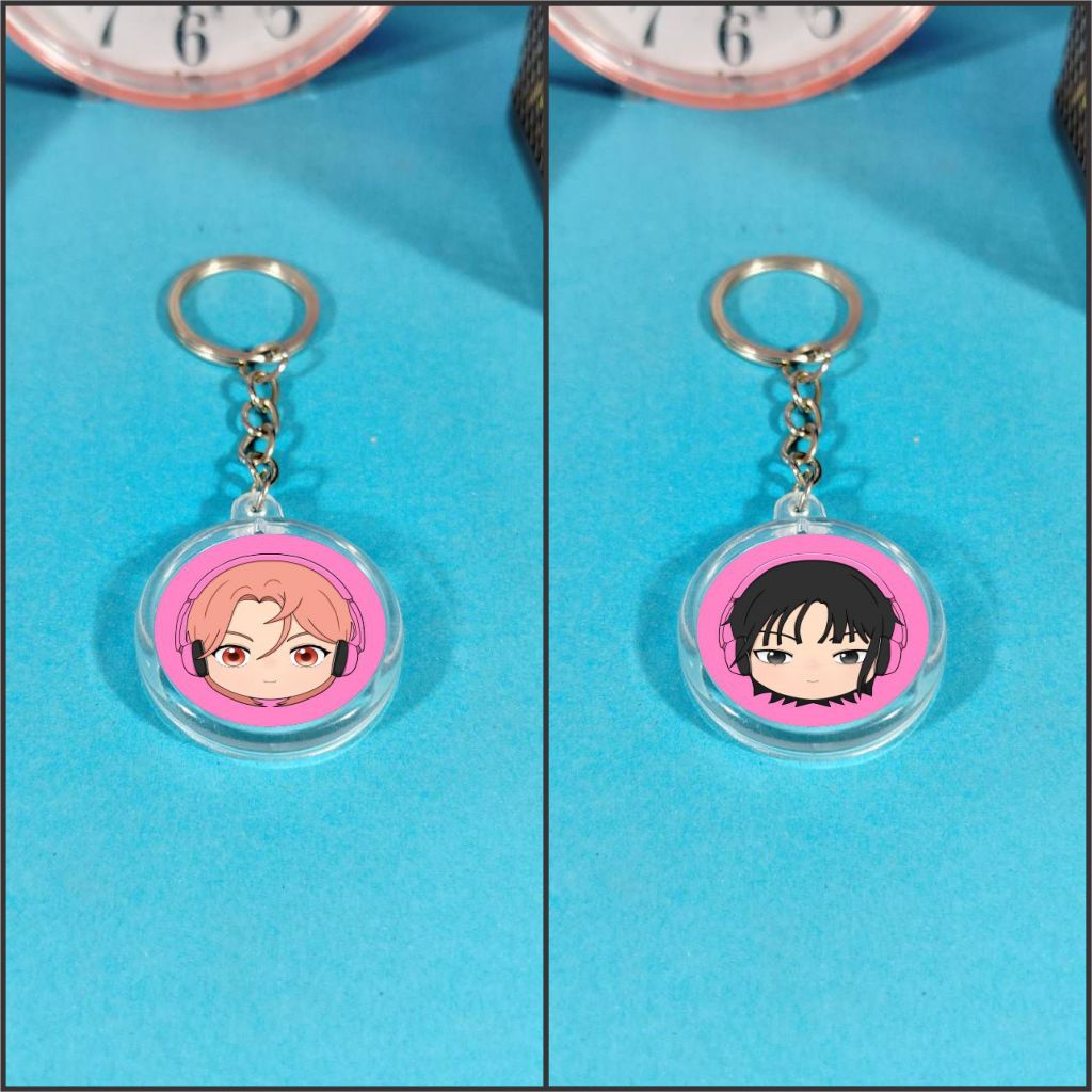 GANTUNGAN Mini Keychain Manhwa The Guy She Was น่าสนใจใน Wasn ไม่ใช่ Guy At All - พวงกุญแจ Aya Koga 