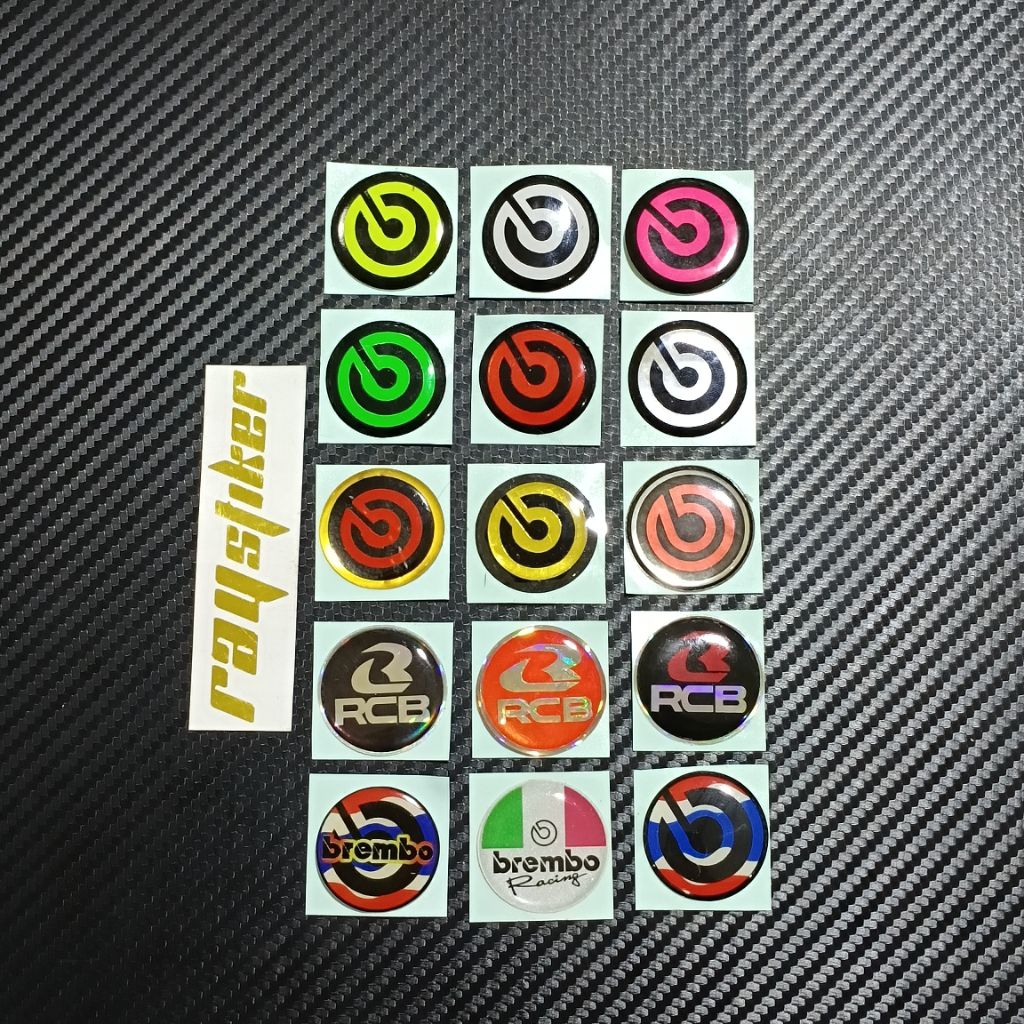 RCB CALIPER EMBLEM สติ๊กเกอร์นูน