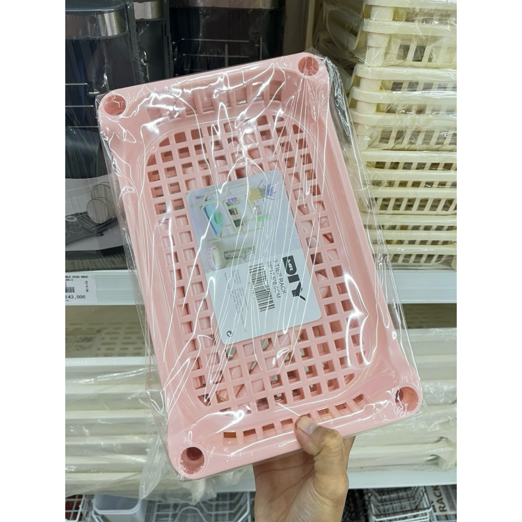 SPICE RACK/CAP SAUCE BOTTLE RACK/ONION RACK/MULTIPURPOSE PINK SOAP RACK