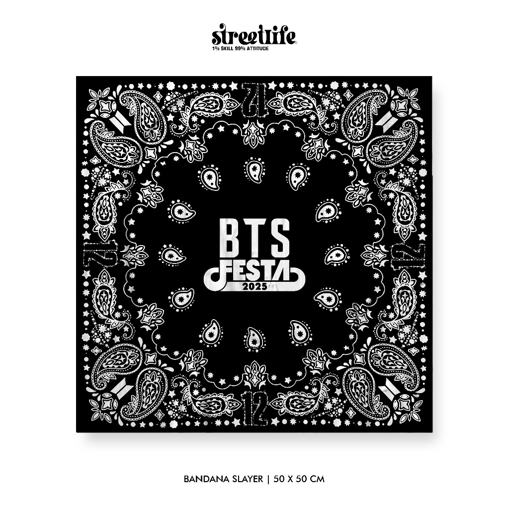 BTS FESTA 2025 BANDANA / BTS BANDANA / BTS FESTA 2025 / BTS FESTA 2025 SCRAFT