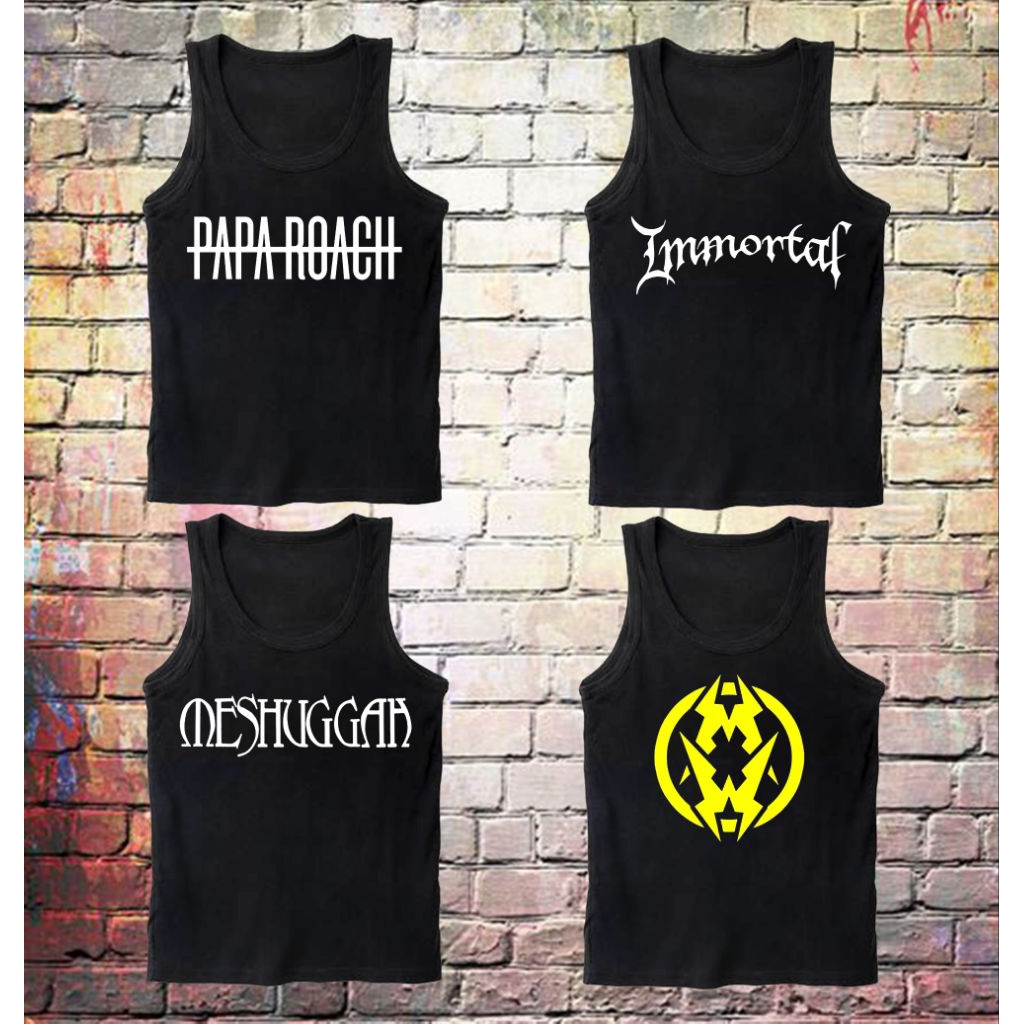METAL BAND SINGLET | ROCK CLASSIC BAND SINGLET | พังก์พังก์ | ป๊อป | GRUNGE GRUNGE GRUNGE GRUNGE GRU