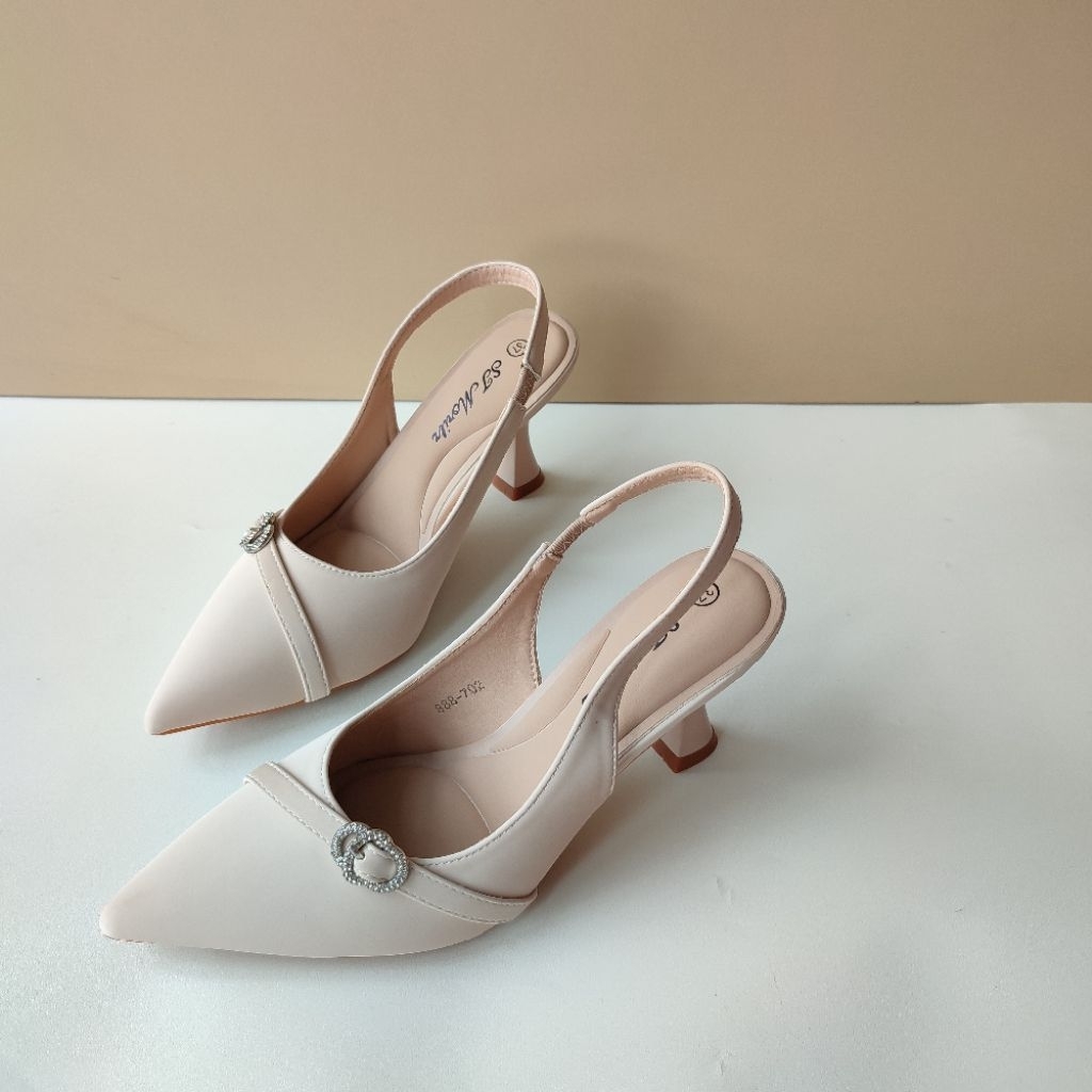 ST MORITZ 888-702 APRICOT รองเท้าแตะปาร์ตี้ / รองเท้าปาร์ตี้ PANTOFEL