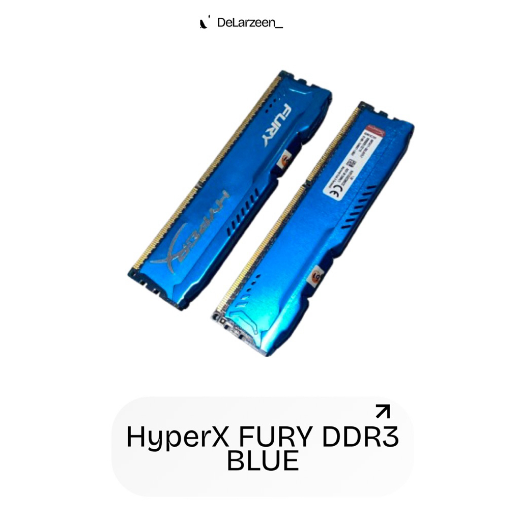 HyperX FURY DDR3 สีฟ้า