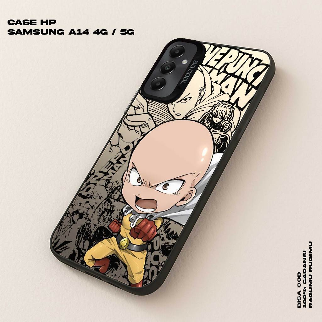 เคส Samsung A14 4G / A14 5G - Softcase - Hybrid Imd Hologram - SO COOL - Motif opm Glossy Premium La