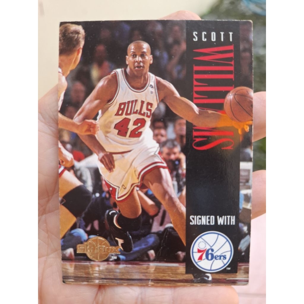 การ์ดตะกร้า SKYBOX SCOTT WILLIAMS CHICAGO BULLS ถึง 76ERS