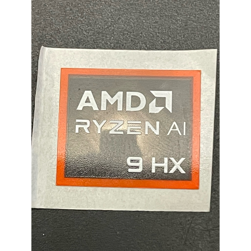 สติ๊กเกอร์โลโก้ AMD Ryzen 9HX AI gen8/9 ดั้งเดิม