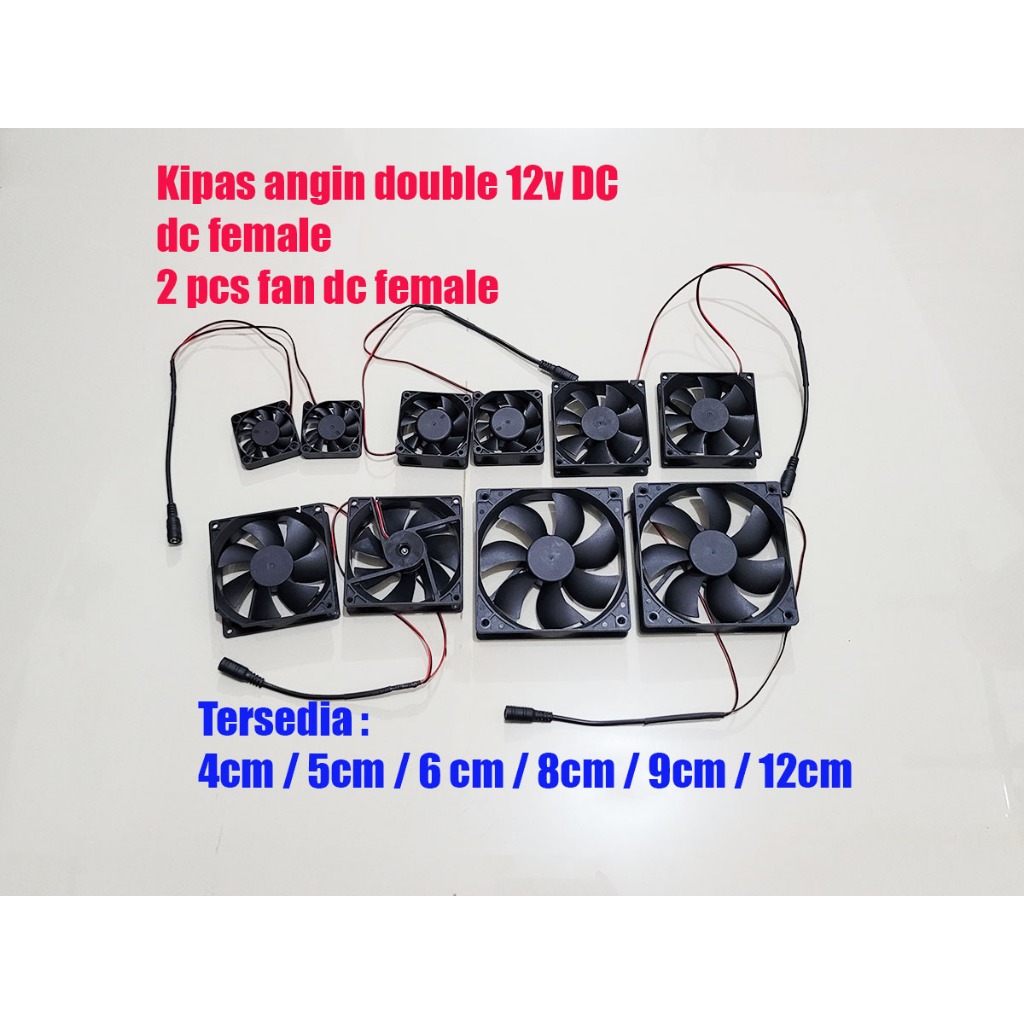 Double dc พัดลมหญิง 12v dc 12 ซม.9 ซม.8 ซม.6 ซม.5 ซม.4 ซม.สูญญากาศ Cooler cooling Cooler 2 pcs air พ
