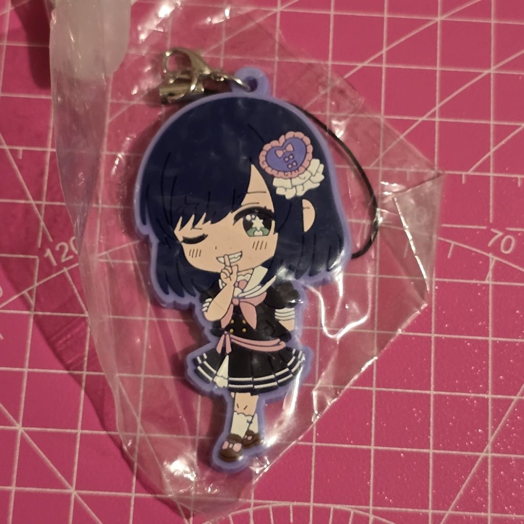 GANTUNGAN Kurokawa จะ oshi no ko พวงกุญแจสายยางสินค้าอย่างเป็นทางการ