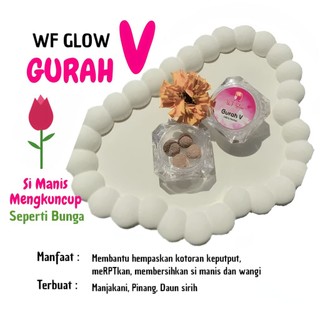 GURAH V WF GLOW ORIGINAL 1 JAM LANGSUNG KEMBALI PERAWAN KUNCUP SARI PERAWATAN SARI GURAH MISS V HERBAL WANITA JAMU MANJAKANI PIL PERAPAT PIL GADIS [ 1 JAR AJA SUSAH APALAGI 2 JAR ] ISI 5 BUTIR